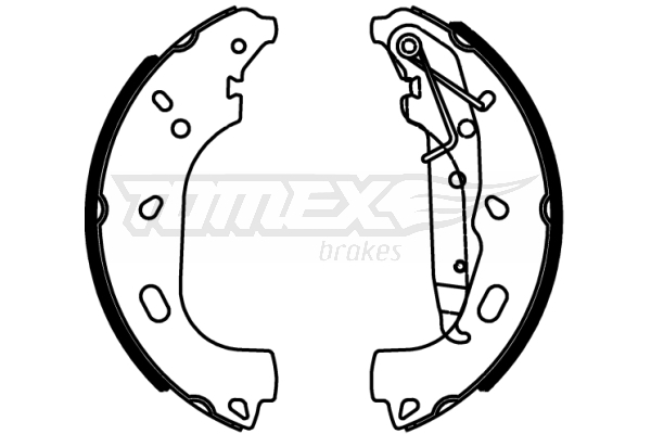 Sada brzdových čeľustí TOMEX Brakes